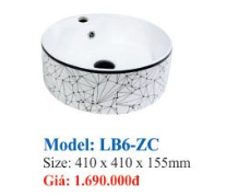 CHẬU LAVABO ĐẶT BÀN ZICO LB6